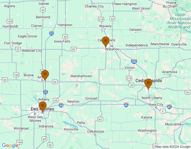 Map of Ames Office